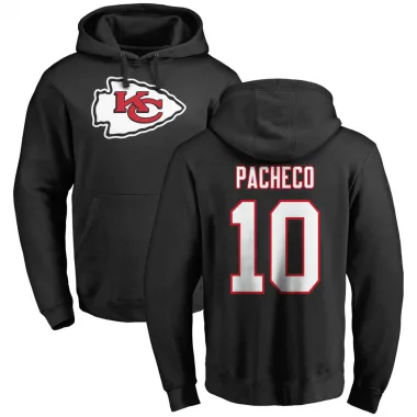Black Youth Isiah Pacheco Kansas City Chiefs Pro Line Logo Pullover Hoodie